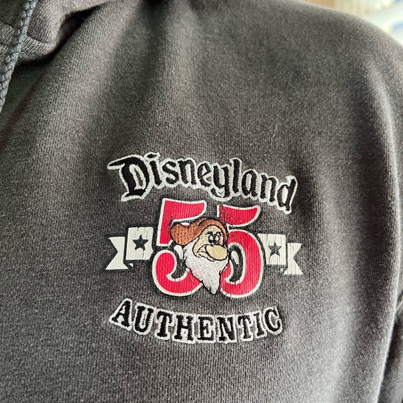 Mens Disney Parks Authentic Original XXL Full Zip Hoodie 1955 Embroidered Grumpy - Picture 5 of 12